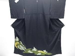 作家物　蓑亀模様留袖(比翼付き)